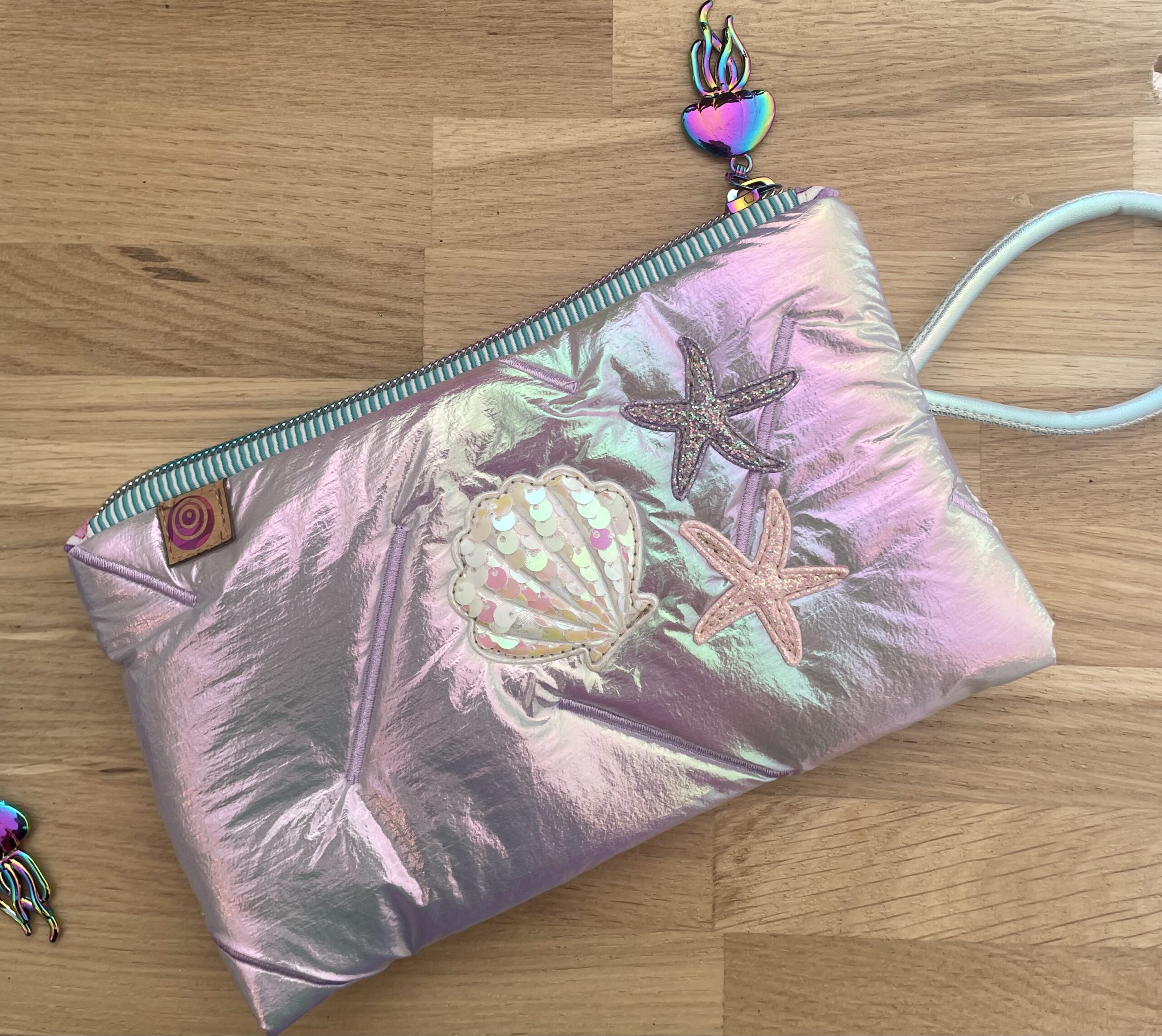 Pochette Perla – Collection Sous l'Océan | Pochette artisanale irisée