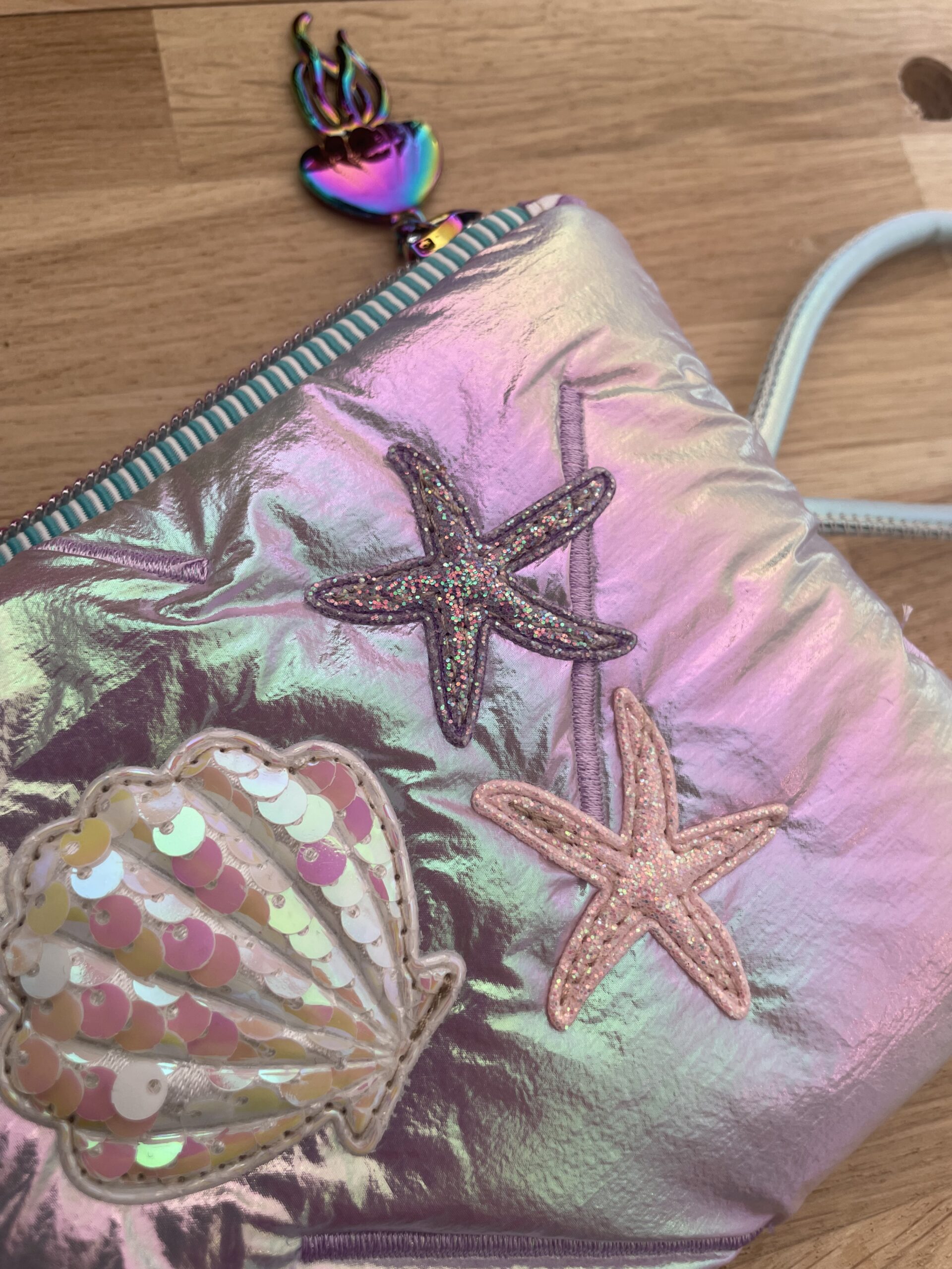 Pochette Perla – Collection Sous l'Océan | Pochette artisanale irisée – Image 2