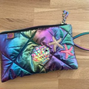 Pochette Perla – Collection Sous l'Océan | Pochette artisanale irisée
