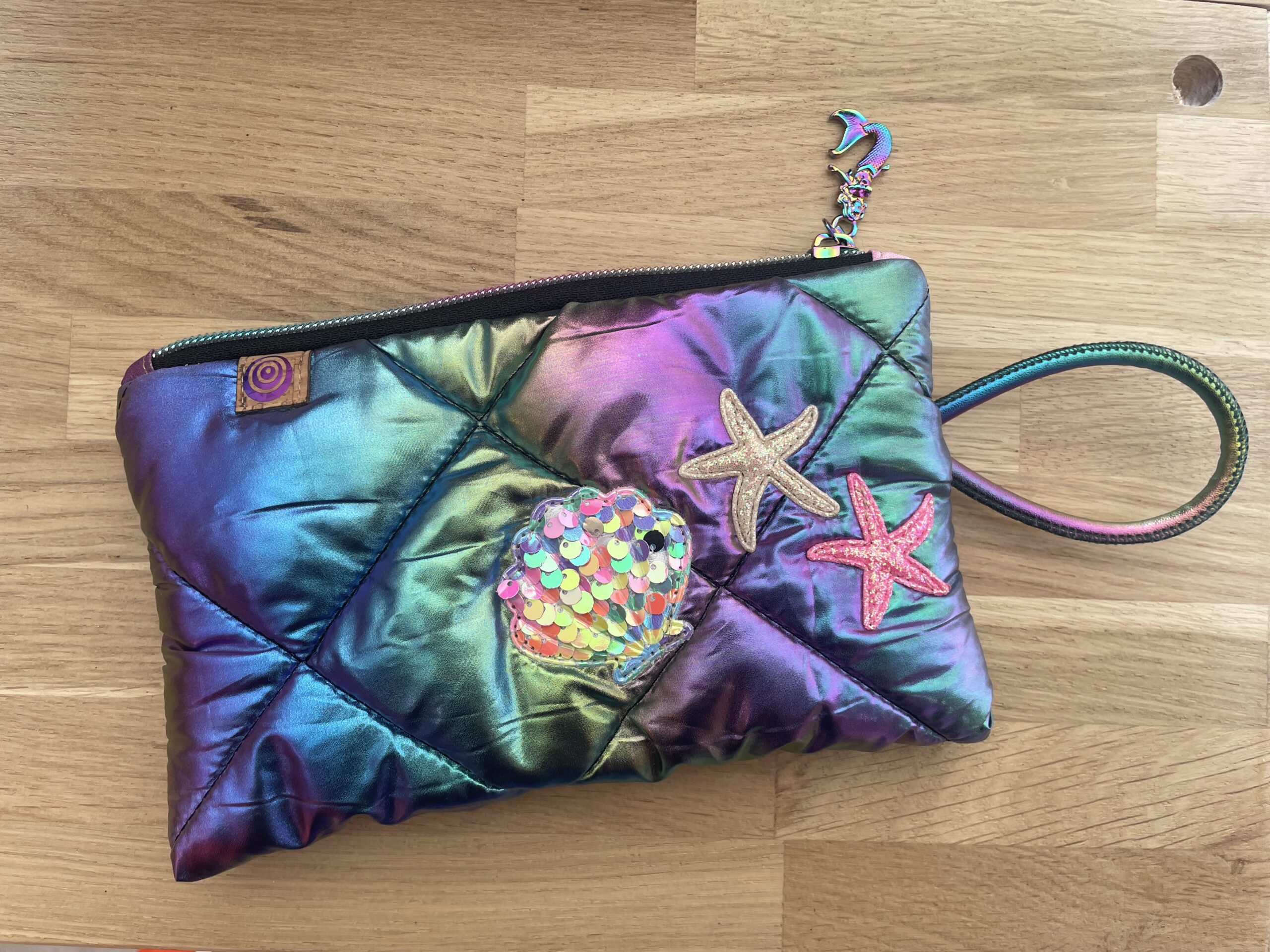 Pochette Perla – Collection Sous l'Océan | Pochette artisanale irisée