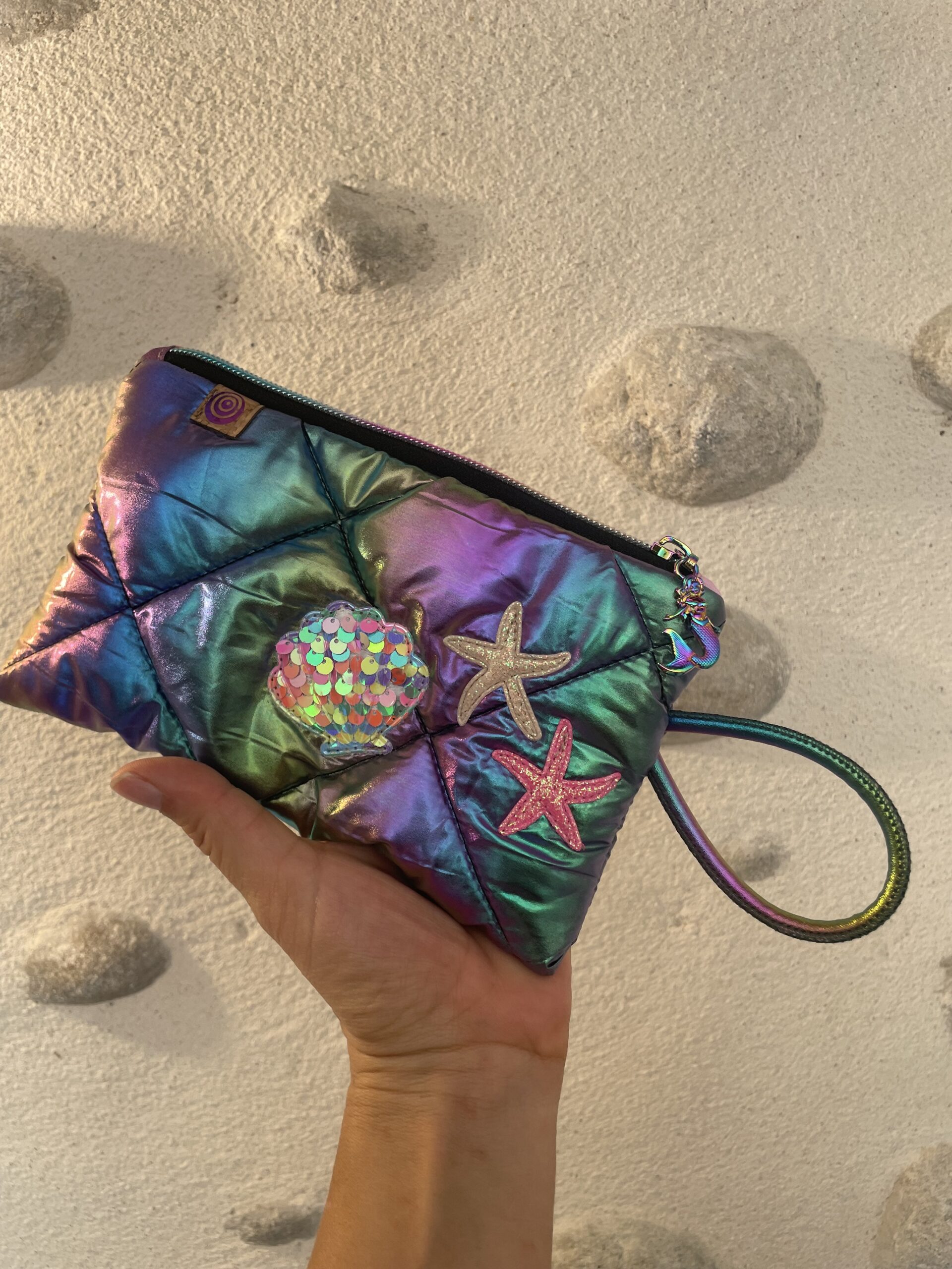 Pochette Perla – Collection Sous l'Océan | Pochette artisanale irisée – Image 2