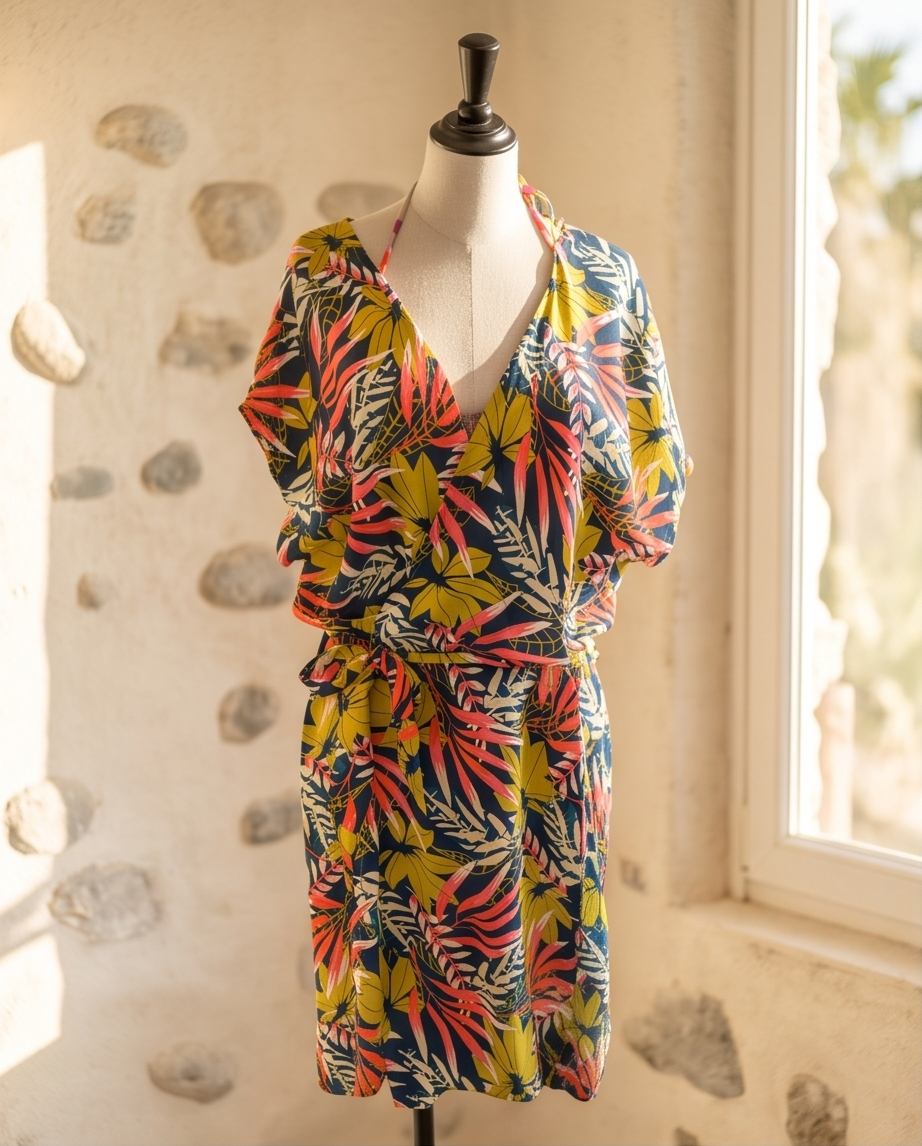 Kimorobe en viscose – Kimono robe femme