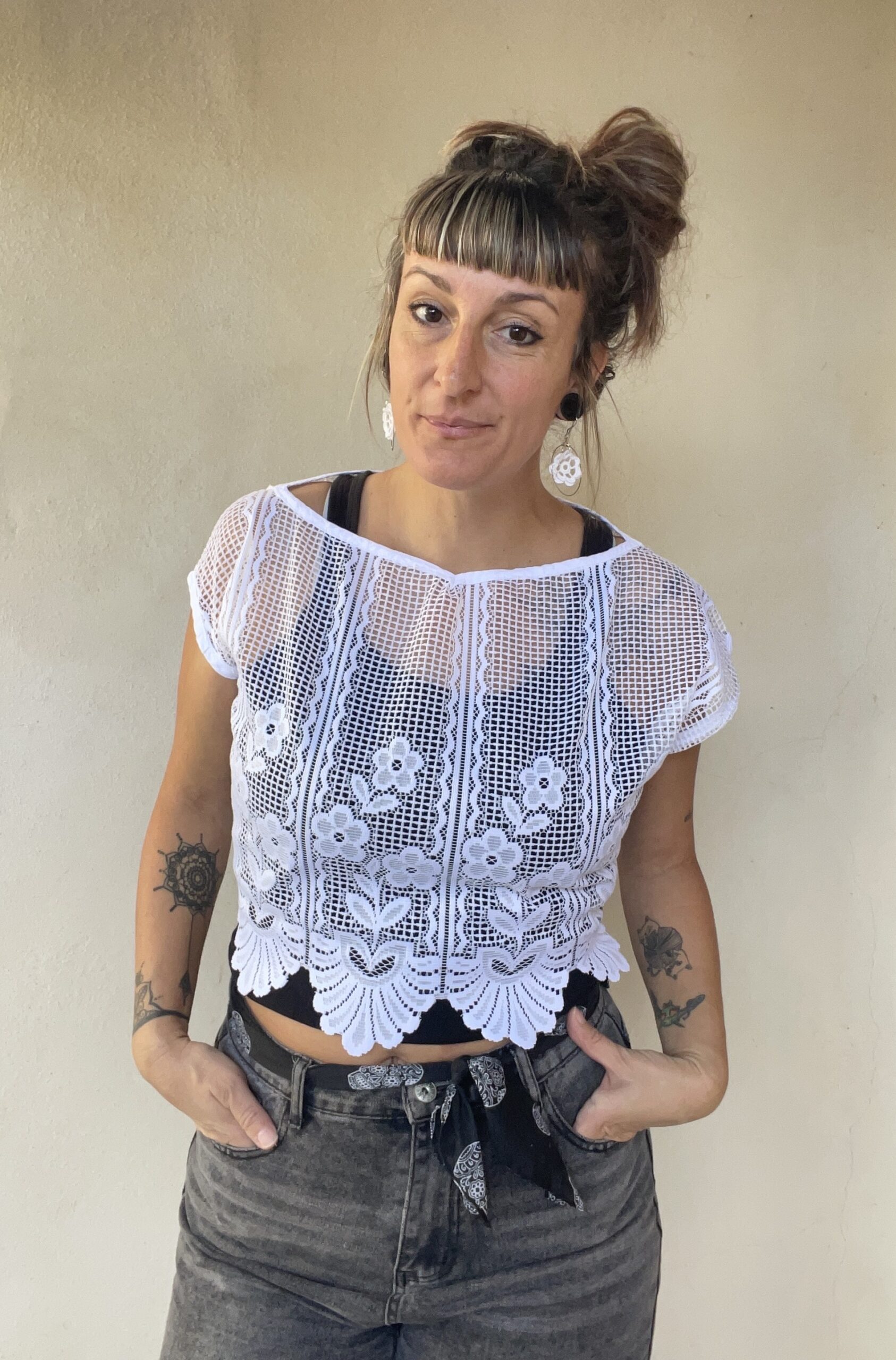 Crop top oversize