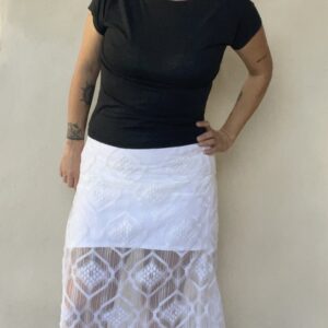 Jupe dentelle upcyclé