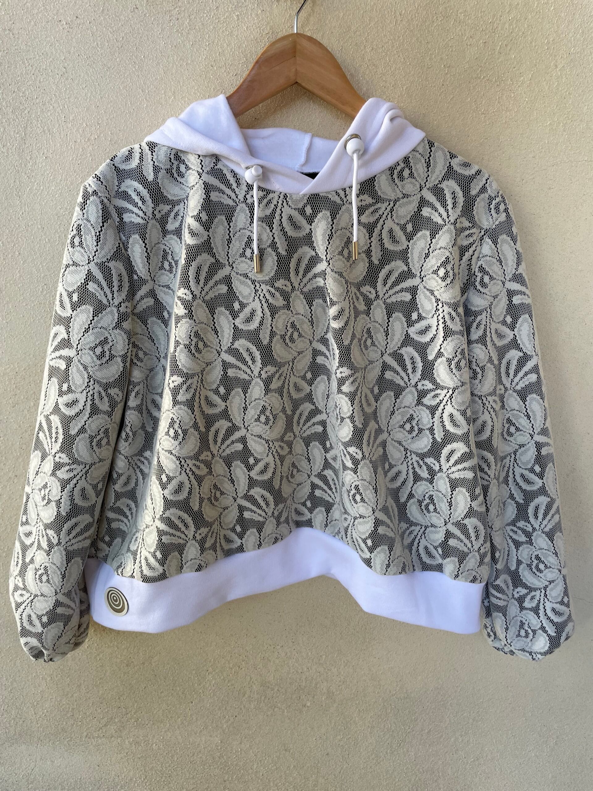 Crop Sweat dentelle – Image 4