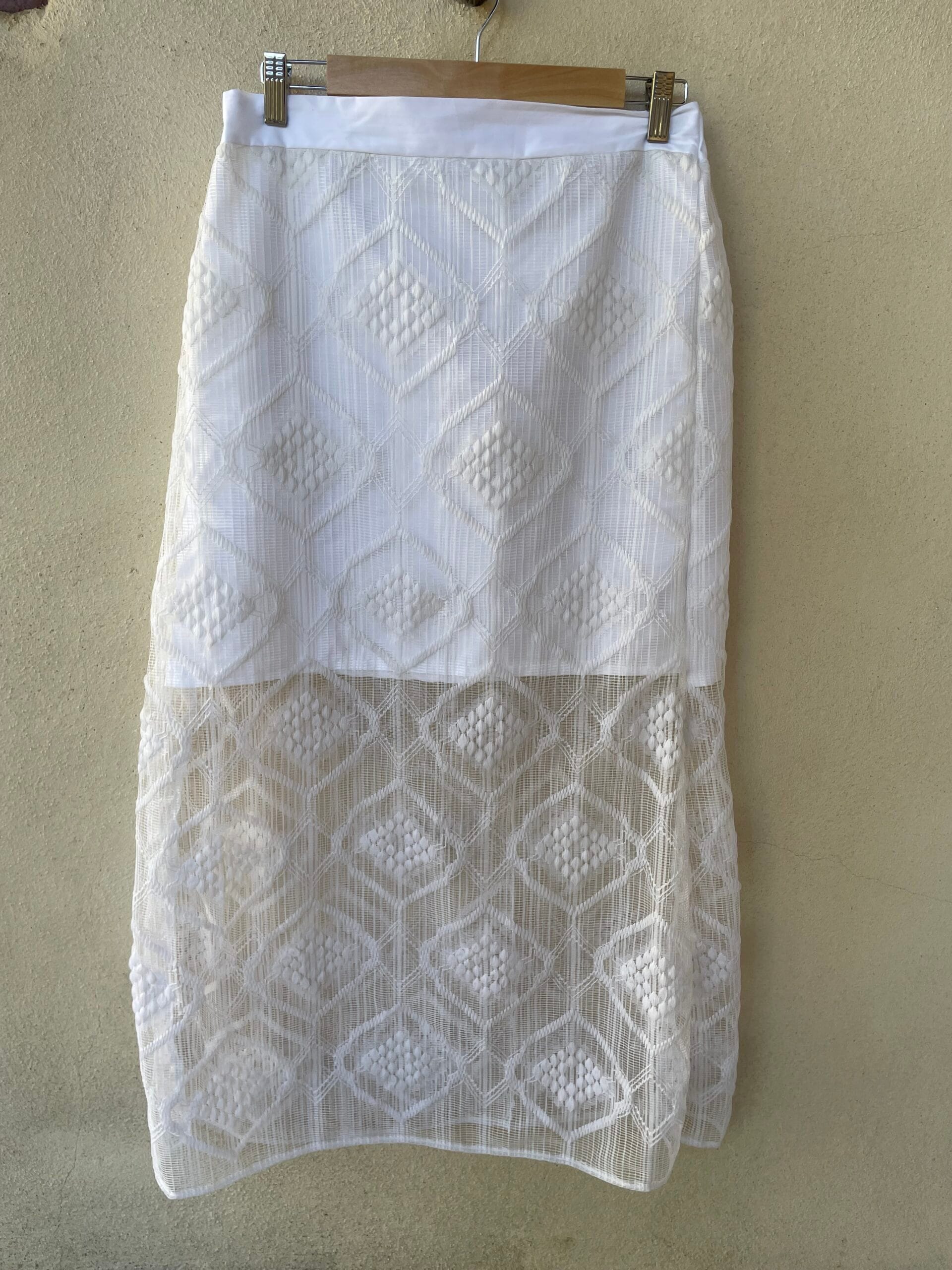 Jupe dentelle upcyclé – Image 3