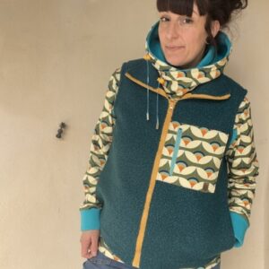 Gilet bouclette "Rétro" L/XL