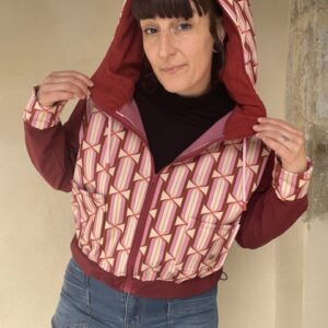 Crop Veste "Seventies " oversize